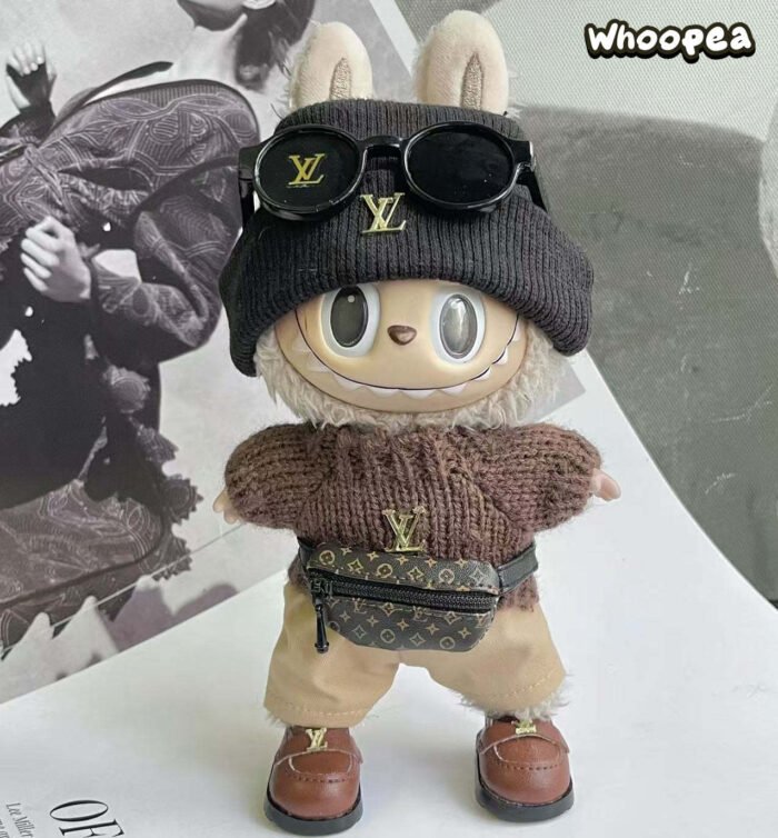 POP MART Labubu Replacing Clothes Set. Labubu LV Outfit (No Dolls) - Image 1