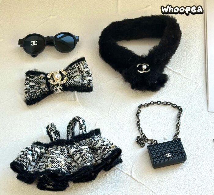 POP MART Labubu Replacing Clothes Set. Labubu Chanel Outfit (No Dolls) - Image 2