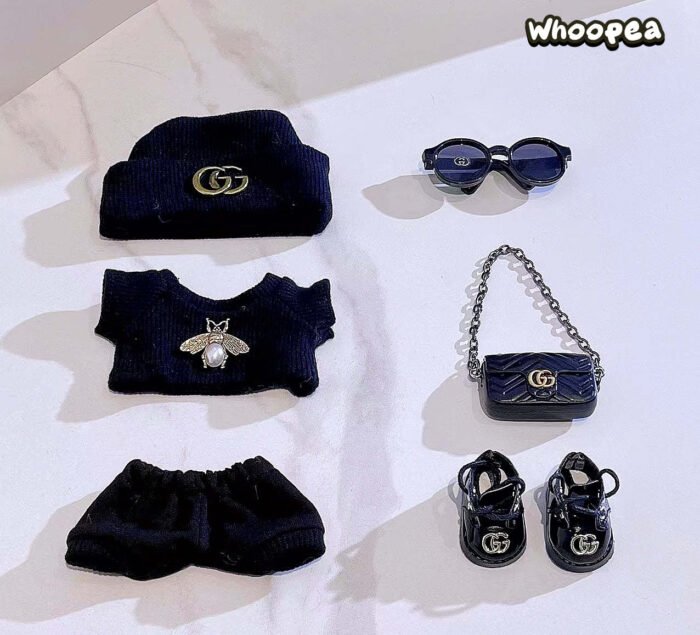 POP MART Labubu Replacing Clothes Set. Labubu Gucci Outfit(No Dolls) - Image 2