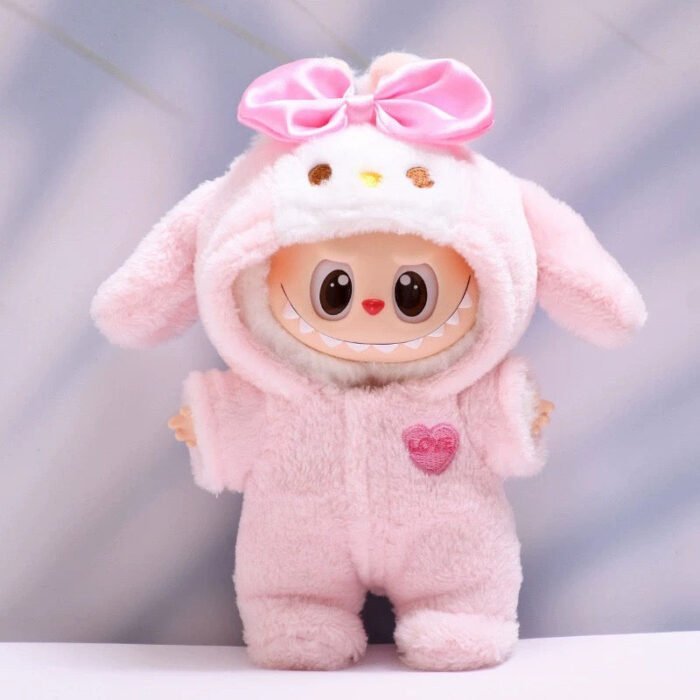 Labubu Doll Outfit – Soft Pink Pajamas [Pre order] - Image 4