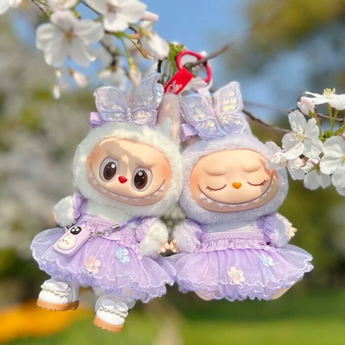 Labubu outfit- Purple Butterfly dress [Pre Order] - Image 1