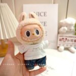 Handmade Labubu outfits- cute cat shirt + jean  [pre order]