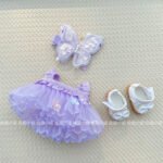Labubu outfit- Purple Butterfly dress [Pre Order] - Image 6