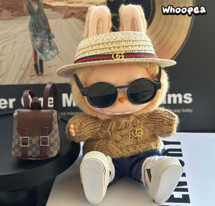 POP MART Labubu Replacing Clothes Set. Labubu Gucci Outfit(No Dolls) - Image 1