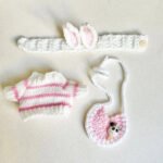 Handmade Labubu Crochet Animal Outfits - Image 15