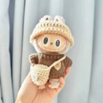 Handmade Labubu Crochet Animal Outfits - Image 4
