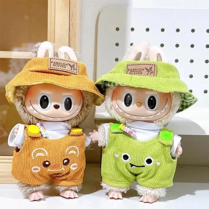 Handmade Labubu Forest Friends Dungaree Outfit - Image 2