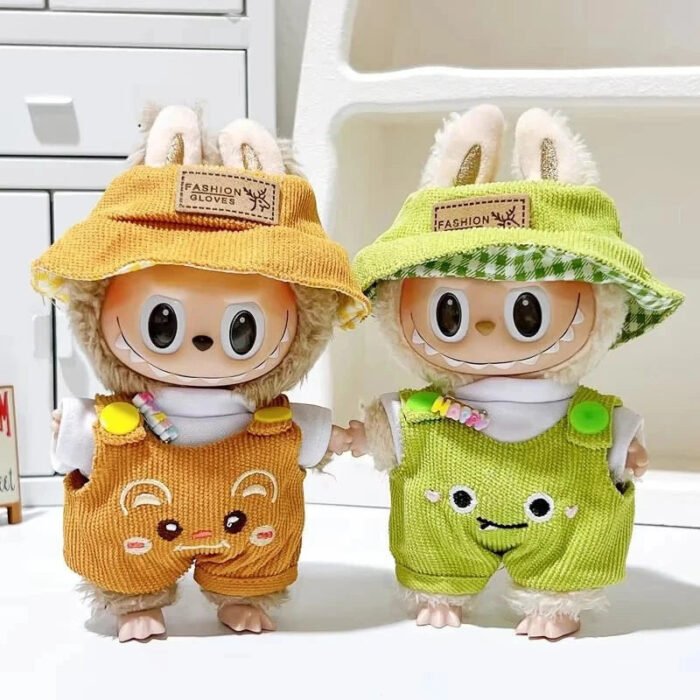 Handmade Labubu Forest Friends Dungaree Outfit - Image 3