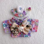 Handmade Labubu Japanese Kitsune Kimono Fan Outfit - Image 8