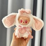 Handmade Labubu Kawaii Bunny Overalls Outfit - Image 5