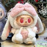 Handmade Labubu Kawaii Bunny Overalls Outfit - Image 7