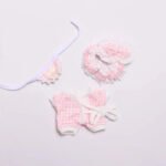 Handmade Labubu Plaid Floral Pajamas Outfit with Accessories - Image 11