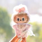 Handmade Labubu Plaid Floral Pajamas Outfit with Accessories - Image 6