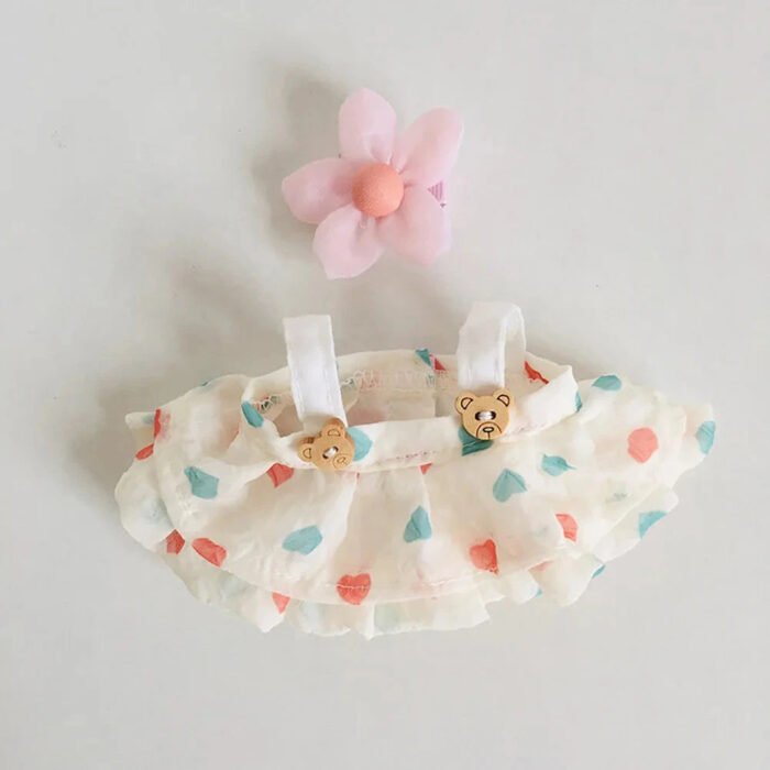 Handmade Labubu Sakura Bear Dress Outfit - Image 4