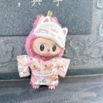 Kawaii Labubu Kitsune Fox Japanese Kimono Outfit - Image 3